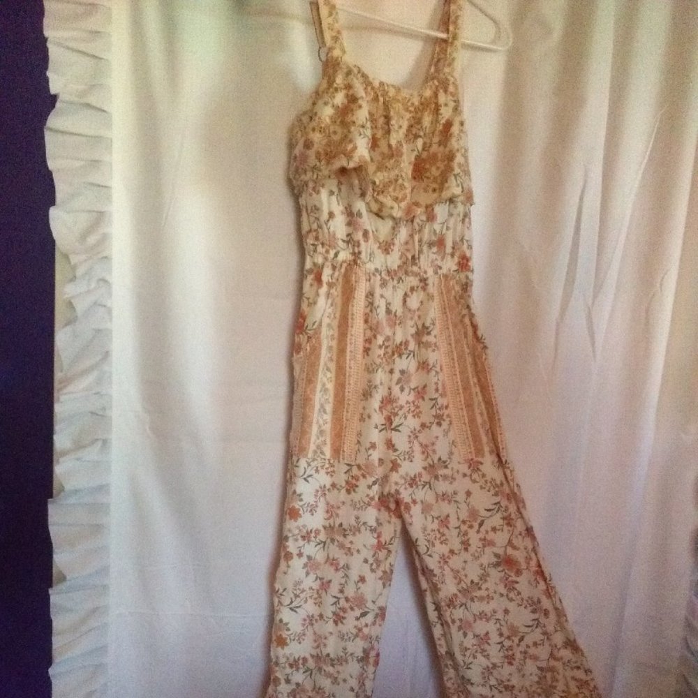 American Eagle Floral Pants Jumper